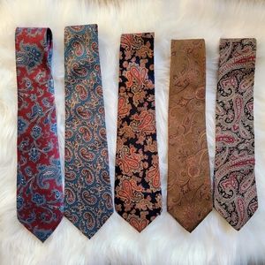 Paisley Pattern Vintage Neckties